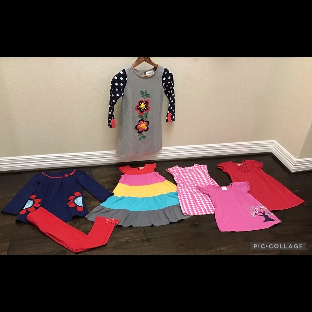7 Hanna Andersson Rare Editions summer lot sz 5-6